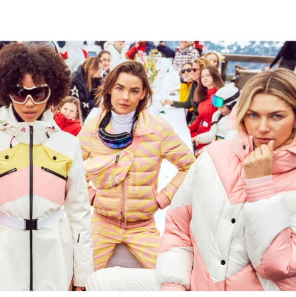 Nwt vintage peach fuzz PASTEL puffer by 80s Serac copied by Perfect Mome… - Picture 9 of 9